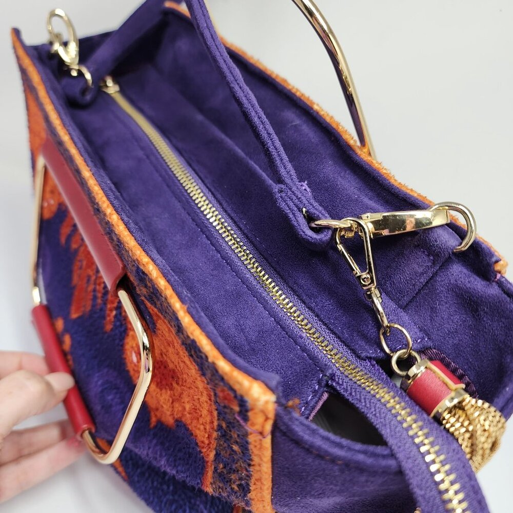 Her Universe Purple and Orange Patterned Crossbody Bag - Picture 6 of 14